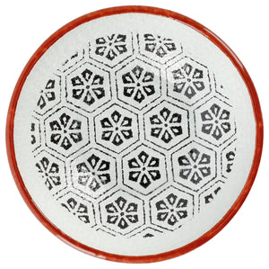 Glasschale  Edora; 1500ml, 13.5 cm (Ø); biały/czarny; 6 sztuka / opakowanie