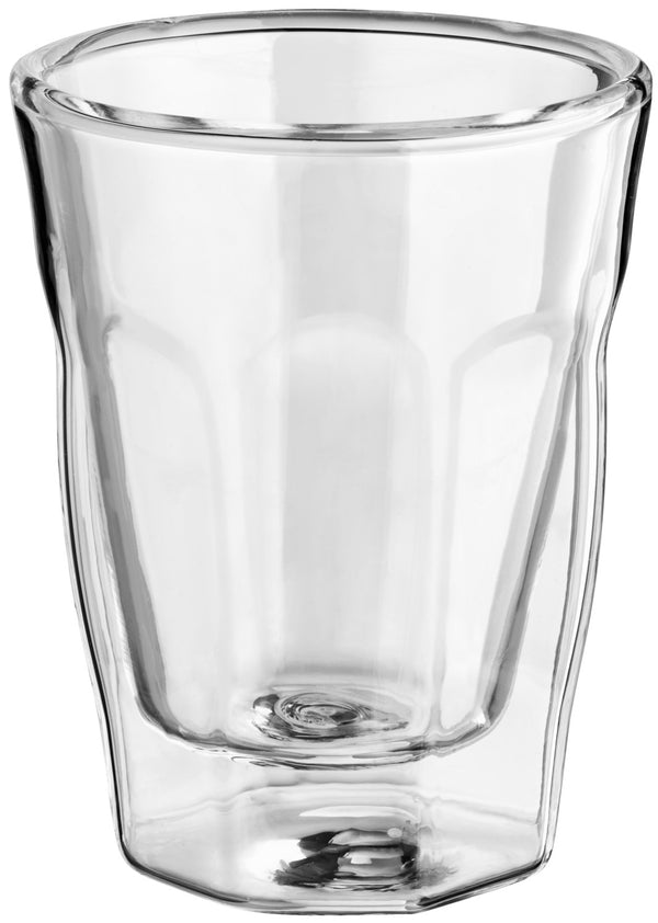 mini szklanka  Dila stożkowa; 80ml, 5.7x7.5 cm (ØxW); transparentny; stożkowy; 2 sztuka / opakowanie