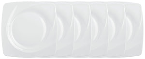 talerz płaski Vilano; 27x27 cm (DxS); biały; kwadrat; 6 sztuka / opakowanie
