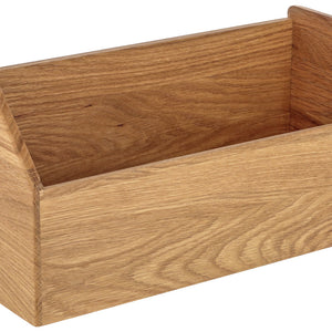 skrzynka na napoje Esino; 45.8x16.8x22 cm (DxSxW); brązowy/czarny; prostokątny