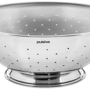 cedzak ze stojakiem II; 40x15.5 cm (ØxW); srebro; półokrągły