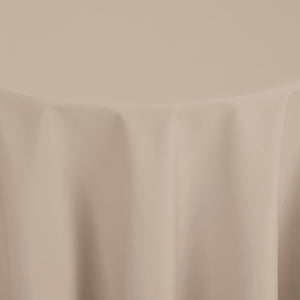 obrus Konstanz okrągły; 140 cm (Ø); taupe; okrągły