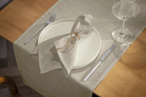 Serviette Ledana; 50x50 cm (SxD); piasek; 6 sztuka / opakowanie