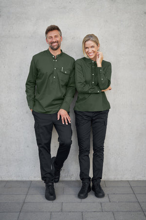 Herrenkochshirt Luca; Kleidergröße 46; -