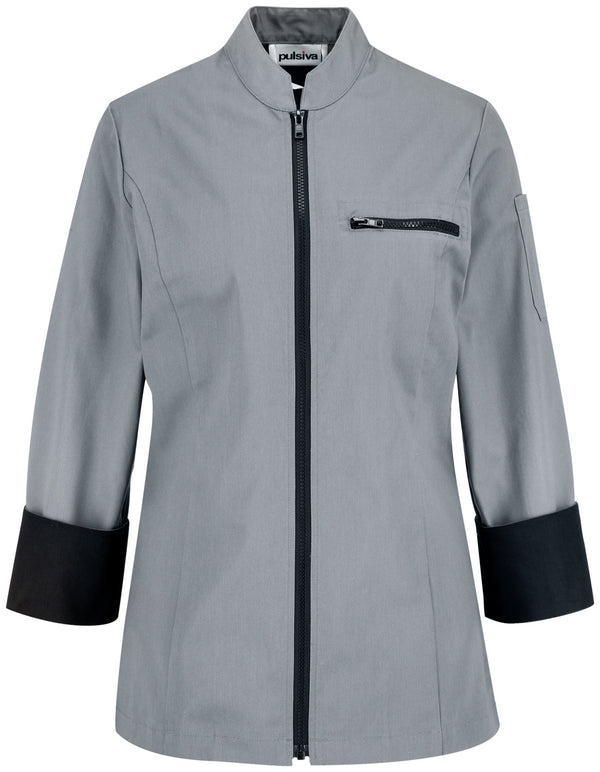 bluza kucharska damska Lorenzo; Kleidergröße 44; szary