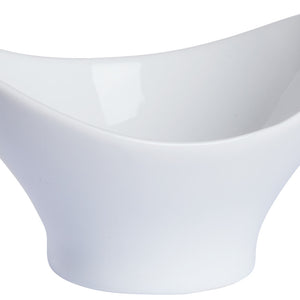 mini porcelana Vis opak. 50 sztuk; 70ml, 10.1x8x5.8 cm (DxSxW); biały; 50 sztuka / opakowanie