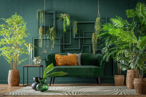 sofa 2-osobowa Garbo; 150x75x84 cm (SxGxW); siedzisko jodła zielona, stelaż czarny