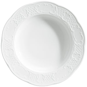 talerz głęboki Menuett; 230ml, 22.5x3.8 cm (ØxW); biały; okrągły; 6 sztuka / opakowanie