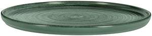 talerz płaski z rantem Etana; 24x1.1 cm (ØxW); zielony; okrągły; 6 sztuka / opakowanie