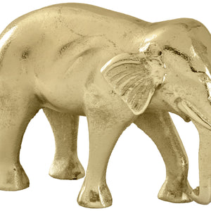 Dekofigur Elefant; 14x20x9 cm (SxWxG); złoto