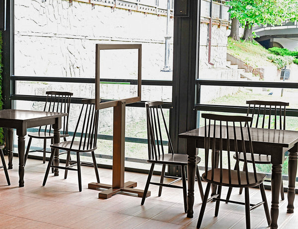 ścianka ochronna higieniczna Amillo; 100x70x155 cm (SxGxW); tytoń bejcowany