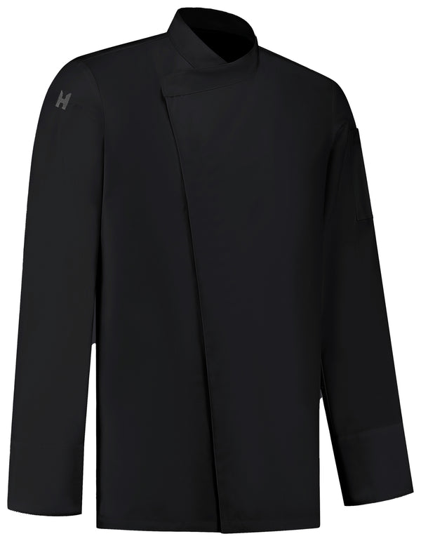 Herrenkochjacke Arnoux; Kleidergröße XS; czarny