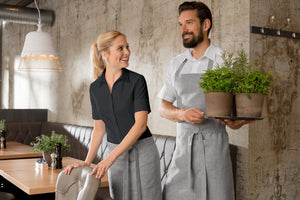 bluzka damska Tabea krótki rękaw; Kleidergröße 44; czarny