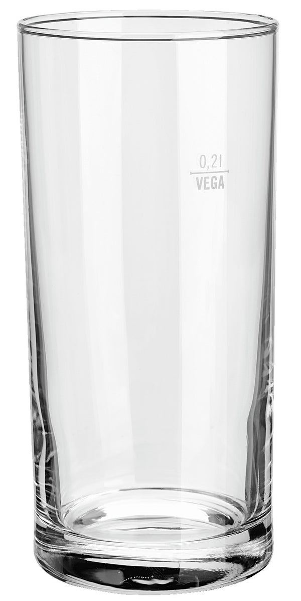 szklanka Regular; 290ml, 6.3x13.5 cm (ØxW); transparentny; 0.2 l Füllstrich, 12 sztuka / opakowanie