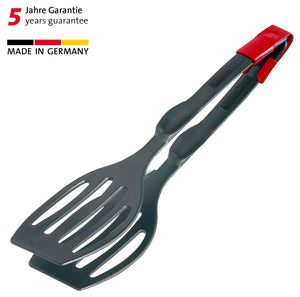 Doppelwender/Servierzange Duetto-Flonal Plus; 28.9x7.2x2 cm (DxSxW); czarny/czerwony