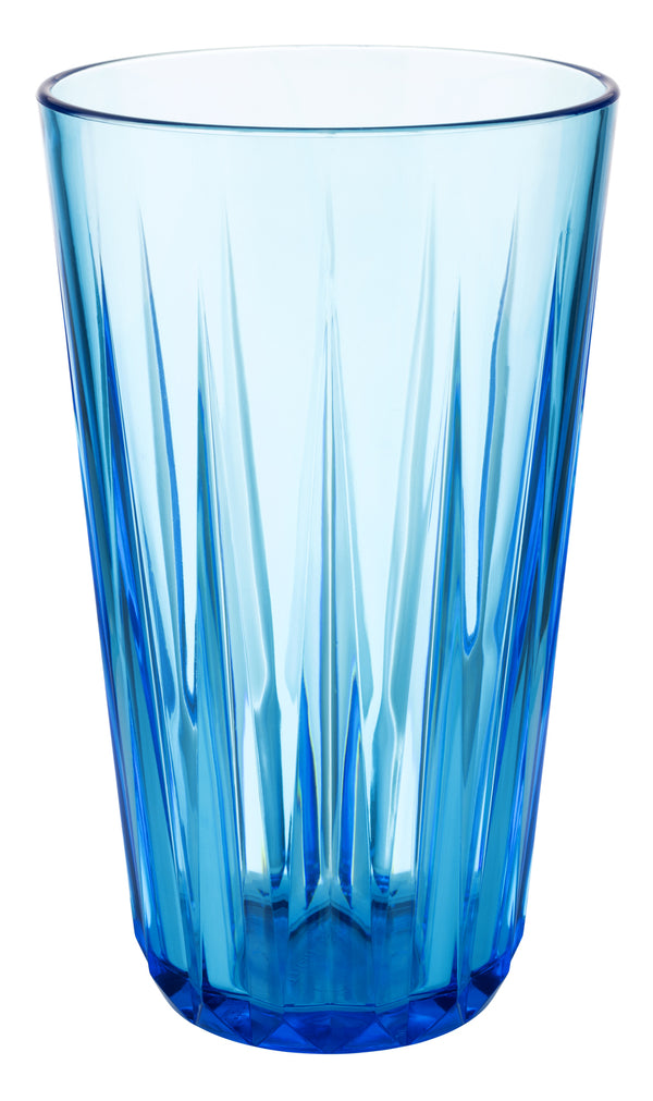 kubek Crystal; 500ml, 9x15.5 cm (ØxW); niebieski