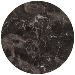 blat Marvani okrągły; 60x2.5 cm (ØxW); miedź/czarny/marmurkowy; okrągły