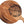 deska Prescot z nadrukiem okrągła; 30.5x1.5 cm (ØxW); brązowy; okrągły