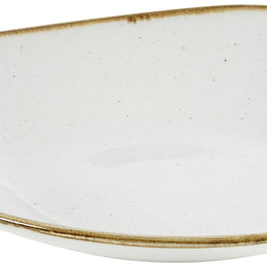 Schale Stonecast Barley White dreieckig; 780ml, 26.7x27.2x26.7 cm (DxSxW); biały/brązowy; trójkątny; 12 sztuka / opakowanie