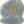 talerz płaski organiczny Alhambra; 23x19.5 cm (DxS); niebieski/biały/brązowy; organiczny; 12 sztuka / opakowanie