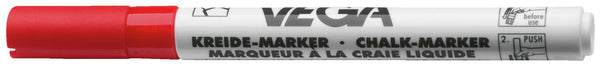 marker kredowy; szer. 15 mm; czerwony