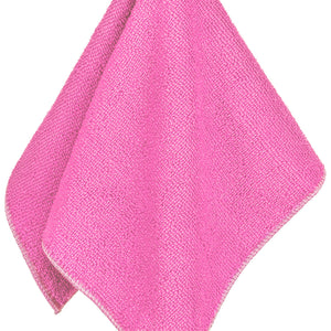 ściereczka z mikrofibry Clean; 35x35 cm (SxD); czerwony; kwadrat; 5 sztuka / opakowanie