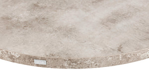 Indoor-Tischplatte Marvello rund; 50x2.5 cm (ØxW); kamiennoszary; okrągły