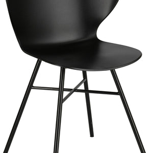 Stuhl Luvo; 52x51x79.5 cm (SxGxW); czarny; 2 sztuka / opakowanie