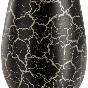 Universalglas Anela; 500ml, 8.2x12.3 cm (ØxW); czarny/złoto; 6 sztuka / opakowanie