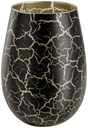 Universalglas Anela; 500ml, 8.2x12.3 cm (ØxW); czarny/złoto; 6 sztuka / opakowanie