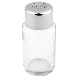 solniczka i pieprzniczka; 4x9 cm (ØxW); transparentny