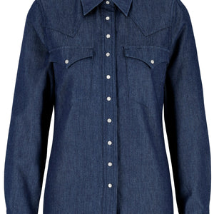 Jeansbluse Ryan; Kleidergröße 34; ciemny niebieski