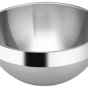 miska stal szlachetna 18/8; 2400ml, 23x10.5 cm (ØxW); srebro; okrągły