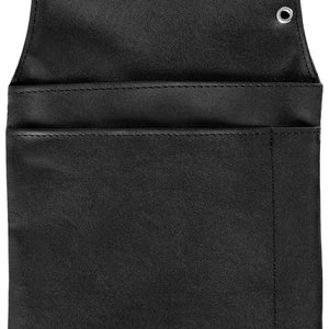 kieszeń kelnerska; 22.5x15.5 cm (DxS); czarny; prostokątny