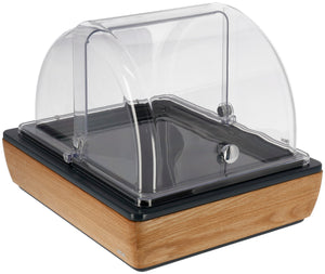 płyta prezentacyjna Melamin GN 1/2; Größe GN 1/2, 32.5x26.5x3 cm (DxSxG); czarny