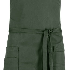 Latzschürze Juno 88x80 cm (LxB); 88x80 cm (DxS); ciemna oliwka