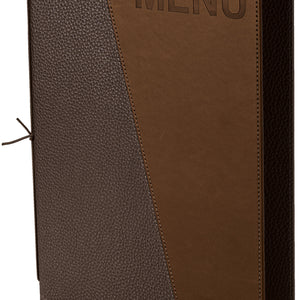karta dań Sully z grawerem MENU A4; Größe DIN A4, 25x34 cm (SxW); brązowy