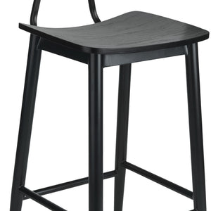 stołek barowy Scola; 44.5x51x115 cm (SxGxW); siedzisko czarny, stelaż czarny; 2 sztuka / opakowanie