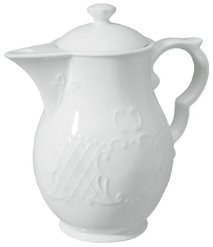 dzbanek do kawy Menuett z pokrywką; 500ml, 7x16.5 cm (ØxW); biały; okrągły; 2 sztuka / opakowanie