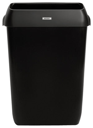 Abfallbehälter Katrin 50 l mit Abdeckung; 28x42x57.5 cm (DxSxW); czarny