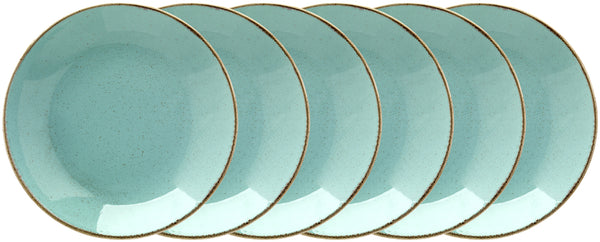talerz głęboki Sidina; 500ml, 26x4.5 cm (ØxW); turkusowy; okrągły; 6 sztuka / opakowanie
