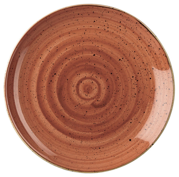 talerz płaski Stonecast Orange okrągły; 26 cm (Ø); pomarańczowy/brązowy; okrągły; 12 sztuka / opakowanie