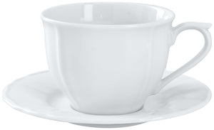 filiżanka do kawy Amely; 350ml, 10.5x7.5 cm (ØxW); biały; okrągły; 6 sztuka / opakowanie