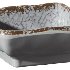 miseczka Portage prostokątna; 65ml, 7.2x7.2x3 cm (DxSxW); szary; kwadrat; 12 sztuka / opakowanie