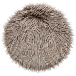 poduszka na krzesło Bergen okrągła; 35 cm (Ø); brązowy; jednokolorowy, okrągły