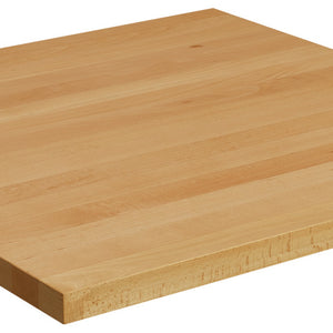 blat z drewna litego Kentucky lakierowany kwadratowy ; 80x80x3 cm (DxSxW); buk/naturalny; kwadrat