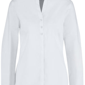 Bluse Langarm Lani Regular Fit; Kleidergröße 44; biały