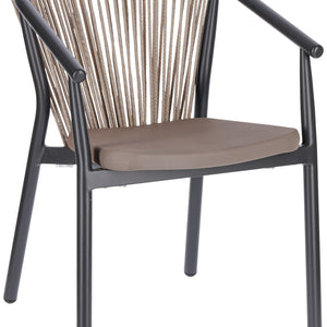 krzesło Calvo II; 57x59x78 cm (SxGxW); siedzisko taupe