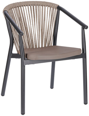 krzesło Calvo II; 57x59x78 cm (SxGxW); siedzisko taupe