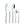 łyżka do lodów/longdrinków Brilio; 21.5 cm (D); srebro, Griff srebro; 12 sztuka / opakowanie